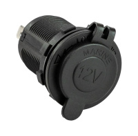 Купить Разъем прикуривателя врезной, светодиодный, красный (упаковка из 10 шт.) арт. AS1011BR_pkg_10