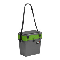 Купить Ящик рыболовный зимний серый/салатовый (HS-IB-19-GG) Helios арт. HS-IB-19-GG