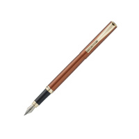 Купить Ручка перьевая Pierre Cardin ECO, цвет - коричневый металлик. Упаковка Е арт. PC0866FP