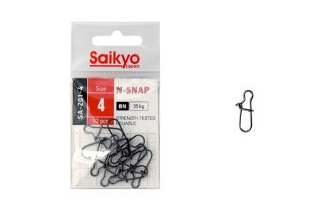 Купить Застежка Saikyo SA-201-4 - 10 шт арт. SA-201-4