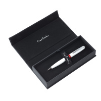 Купить Ручка шариковая Pierre Cardin LIBRA, цвет - белый и красный. Упаковка В арт. PC3502BP-02