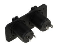 Купить Панель с двумя разъёмами прикуривателя арт. AES1214382P