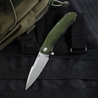 Купить Нож Bestech Warwolf сталь D2, рукоять G10 зеленая арт. BG04B