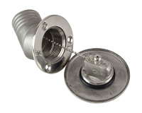 Купить Горловина заливная для бензина, угловая, под шланг 38 мм арт. 850