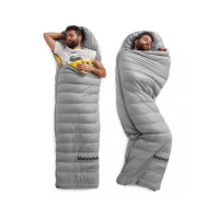 Купить Мешок спальный Naturehike CW400 NH18C400-D с гусинным пухом серый, размер L, 6927595766361 арт. 6927595766361