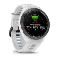 Купить GARMIN APPROACH S70 42 MM - BLACK WITH WHITE SILICONE BAND 010-02746-10 арт. 010-02746-10