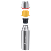 Купить Термос Relaxika 102 (1 литр), 2 чашки, стальной арт. R102.1000.1