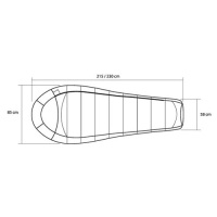 Купить Спальный мешок Trimm BALANCE, синий, 185 R, 49263, 48383 арт. 48383