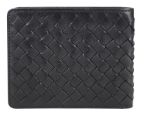Купить Портмоне Mano Don Luca, натуральная кожа в черном цвете, 11х9 см арт. M191945301