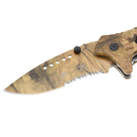 Купить Нож складной Stinger, 95 мм, (жёлто-зелёный камуфляж), рукоять: алюминий (жёлто-зелёный камуфляж) арт. FK-013X