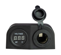 Купить Разъем прикуривателя и цифровой вольтметр для креп (упаковка из 10 шт.) арт. AD6-1011/4010_pkg_10