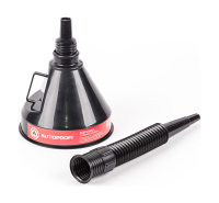 Купить Воронка пластиковая разборная с фильтром; 135 мм.; черная арт. VR-0135