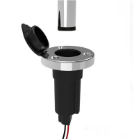 Купить Основание для вставных огней нержавеющая сталь, пластик арт. B011500-SS