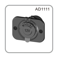 Купить Разъем прикуривателя на панели; врезной; чёрный арт. AD1111