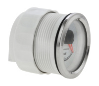 Купить Указатель угла поворота руля, белый циферблат, нержавеющий ободок, д. 52 мм, 0-190 Ом, Marine Rocket арт. RA00191WSMR