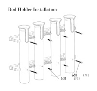 Купить Подставка под удочку 4 стакана; белая арт. CFRS701P4W