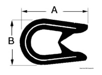 Купить Профиль окантовочный, белый, 4-6 мм арт. 44-491-05