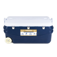 Купить Контейнер изотермический Camping World Thermobox 150L с колёсами  (цвет: тёмно-синий) арт. 138367