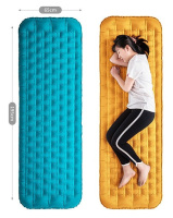 Купить Коврик надувной Naturehike NH20FCD02, голубой, 6927595746509 арт. 6927595746509