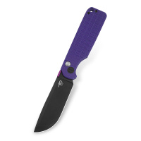 Купить Нож Bestech Glok сталь 14C28N, рукоять G10 фиолетовая арт. BG55D