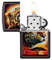 Купить Зажигалка ZIPPO Mazzi® с покрытием Black Matte, латунь/сталь, чёрная, матовая, 38x13x57 мм арт. 49068