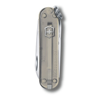 Купить Нож-брелок VICTORINOX Classic SD Colors "Mystical Morning", 58 мм, 7 функций, полупрозрачный серый арт. 0.6223.T31G