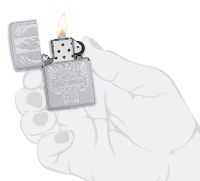 Купить Зажигалка ZIPPO Harley-Davidson® c покрытием Satin Chrome™, латунь/сталь, серебристая, 38x13x57 мм арт. 49660