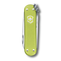 Купить Нож-брелок VICTORINOX Classic SD Alox Colors "Lime Twist", 58 мм, 5 функций, светло-зелёный арт. 0.6221.241G