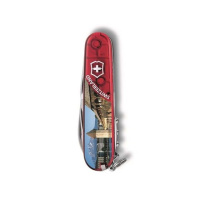 Купить Нож Victorinox Climber Luzern, 91 мм, 14 функций, полупрозрачный красный (подар. упак.) арт. 1.3703.TE1