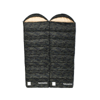 Купить Ультралёгкий спальный мешок Naturehike CNK2350WS023 M320 хлопковый с капюшоном весна осень камуфляжный, молния слева арт. 6975641889199