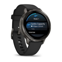 Купить GARMIN VENU 4 – 41 mm Slate with Black Silicone Band 010-03013-02 арт. 010-03013-02
