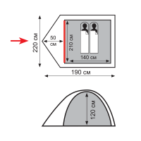 Купить Totem палатка Tepee 2 (V2) арт. TTT-020