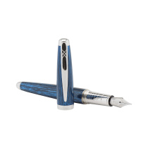 Купить Ручка перьевая Pierre Cardin MAJESTIC. Цвет - синий. Упаковка В арт. PCX754FP