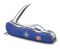 Купить Нож перочинный VICTORINOX Skipper Pro, 111 мм, 12 функций, с фиксатором лезвия, со шнурком, синий арт. 0.8503.2MW