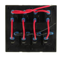 Купить Панель бортового питания 4 переключателя; автоматы арт. AES1214324