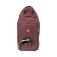 Купить Рюкзак WENGER с одним плечевым ремнем, бордовый, полиэстер, 19 х 12 х 33 см, 8 л арт. 605030