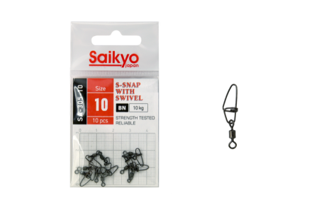 Купить Вертлюг с застежкой Saikyo SA-305-10 - 10 шт арт. SA-305-10