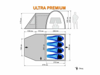 Купить Палатка автомат Ultra Premium Solar Control, light tan / wood, World of Maverick арт. M-SC-091