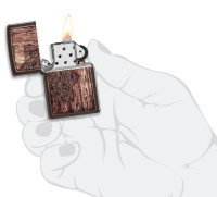 Купить Зажигалка ZIPPO Classic с покрытием Brown Matte, латунь/сталь, коричневая, матовая, 38x13x57 мм арт. 49184