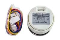 Купить Указатель давления масла цифровой 0-5 бар; белый циферблат; нержавеющий ободок; д. 52 мм арт. JMV00283_KY15115