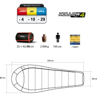 Купить Спальный мешок Trimm Trekking ARKTIS, зеленый, 195 R, 44145 арт. 44145