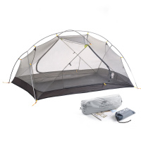 Купить Палатка 2-местная Naturehike сверхлегкая Mongar NH17T007-M, 20D , светло-зеленый, 6927595708088 арт. 6927595708088