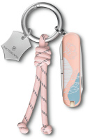 Купить Нож-брелок Victorinox Classic SD Paris Style, 58 мм, 7 функций, розовый (подар.коробка) арт. 0.6223.E221