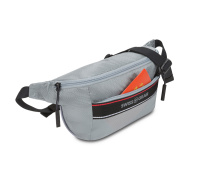 Купить Сумка на пояс SWISSGEAR, светло-серая, полиэстер с плетением рип-стоп, 38 x 5 x 15 см арт. 3991404521