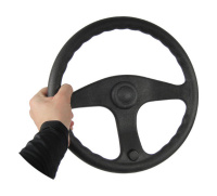 Купить Рулевое колесо E.Chance; обод и спицы черные д. 330 мм арт. D33_EC