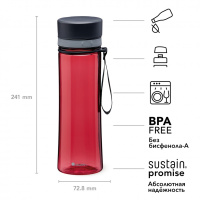 Купить Aveo Бутылка для воды 0,6L Красная (10-01102-111) арт. 10-01102-111
