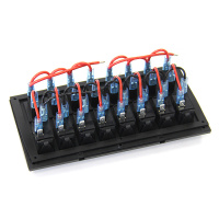 Купить Панель переключателей 8 клавиш с предохранителями NEKEKE арт. BF08