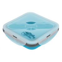 Купить Контейнер силиконовый с ловилкой 400 мл Tramp TRC-144, аквамарин арт. TRC-144