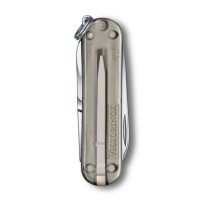 Купить Нож-брелок VICTORINOX Classic SD Colors "Mystical Morning", 58 мм, 7 функций, полупрозрачный серый арт. 0.6223.T31G