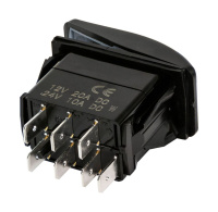 Купить Переключатель двухпозиционный ON-ON 12В/20А 7р с подсветкой (упаковка из 10 шт.) арт. 4620136057493_pkg_10